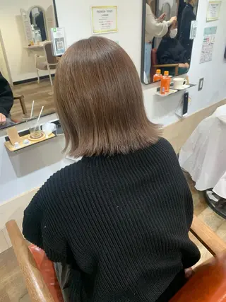 ミディアム カラー 田中 優衣のヘアスタイル