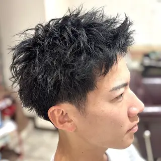 ショート メンズ 💥桜木町メンズ専門 💥ルキのヘアスタイル