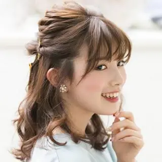 ロング カラー ヘアアレンジ 似合わせ💖トレンド ✨TAKAMI😊のヘアスタイル