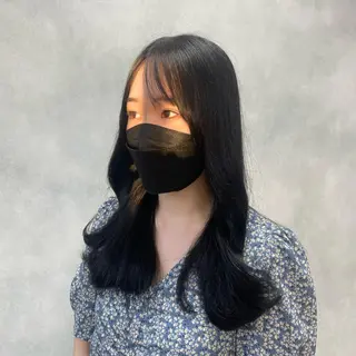 ロング 韓国・網紅style 🦋HONOKA🦋のヘアスタイル
