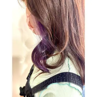 ロング カラー ヘアアレンジ 🦋エクステ/透明感 カラー🦋宮川莉央のヘアスタイル