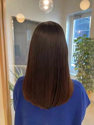 セミロング 庄司 美佑樹のヘアスタイル