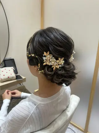 ヘアアレンジ Yamamoto 半個室美容室zinaのヘアスタイル