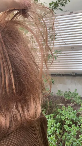 ミディアム カラー ヘアアレンジ レイヤーカットモデル 募集/藤原一真のヘアスタイル