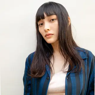 ロング カラー 美髪/デザイン /　湯本　哲也のヘアスタイル