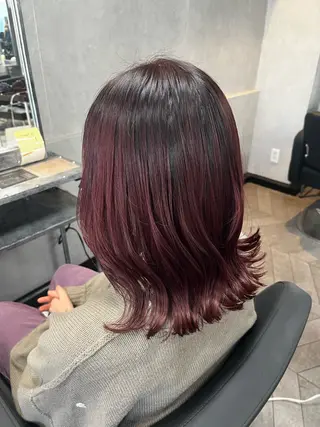 ミディアム カラー ヘアアレンジ est hair 池袋西口店所属・😈派手髪/ 地雷系 /　KALIN😈のヘアスタイル