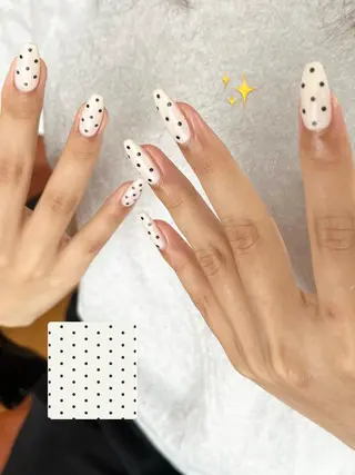 ネイル tsumeya ゆるかわ手描きネイルのネイルデザイン