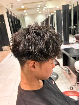 ショート パーマ メンズ ri kuのヘアスタイル