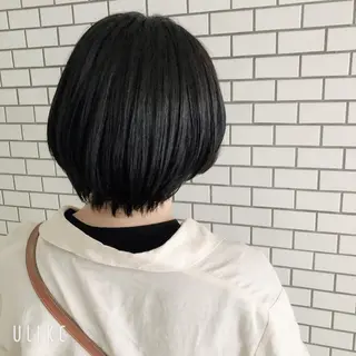 ショート カラー パーマ ヘアアレンジ 暖色ボブ 🍊rikakoのヘアスタイル