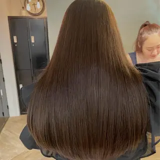カラー オリーブ🎶アッシュ グレージュちひろ🧸のヘアスタイル