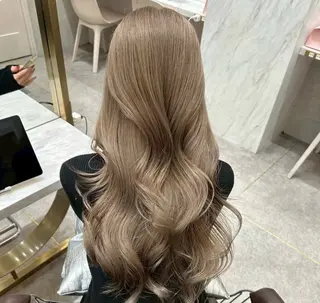 カラー nao 艶カラー🌙* :ﾟのヘアスタイル