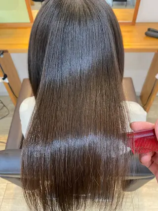 セミロング カラー 和歌山髪質改善 那須優太のヘアスタイル