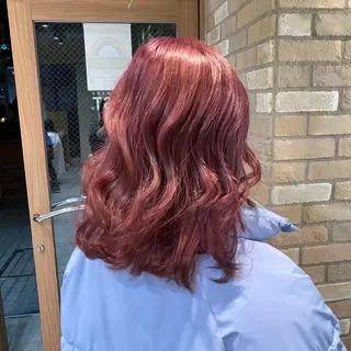 ミディアム カラー ハイトーンレイヤー 吉祥寺/nana🎀のヘアスタイル