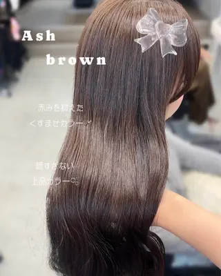 ロング 透明感/グレージュ /韓国レイヤー🪽のヘアスタイル