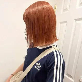 ショート カラー ブリーチモデル yumekaのヘアスタイル