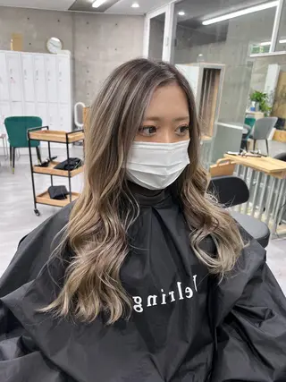 ロング カラー 艶髪✨ブリーチ職人 井手正康のヘアスタイル