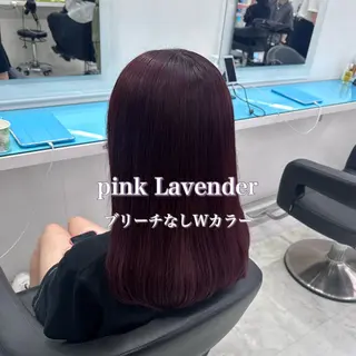 セミロング カラー ♡ダブルカラー特化♡ miyuのヘアスタイル