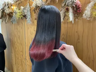 ロング ︎🤎デザインカラー kayanoのヘアスタイル