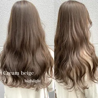 ロング カラー ayaka 縮毛矯正レイヤーのヘアスタイル