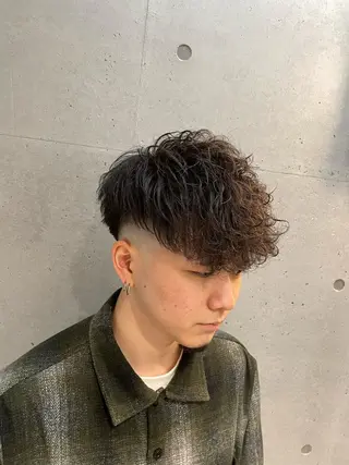 ショート カラー パーマ メンズ 🔥メンズ超特化🔥 青木海斗のヘアスタイル