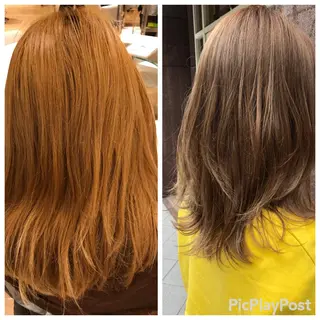 ロング 乾かすだけで艶髪酸性 ストレート髙橋悠耶のヘアスタイル