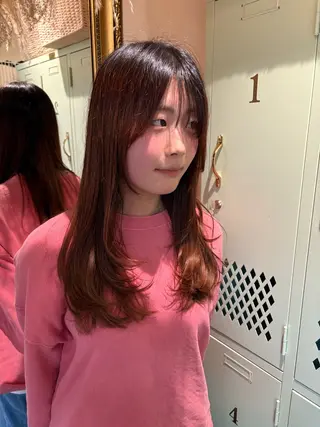 ロング レイヤー×ハイライト 🌷RINA🌷のヘアスタイル