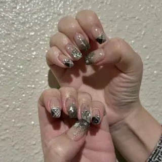 ネイル パラあり！フィルイン 美フォルムのネイルデザイン