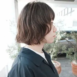 ショート パーマ レイヤーカット🪄 ヘアセット🪄シホのヘアスタイル