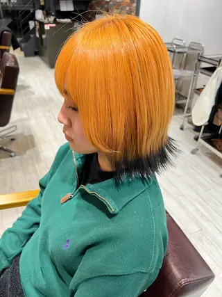 カラー ayumi / 郡山/暖色カラーのヘアスタイル