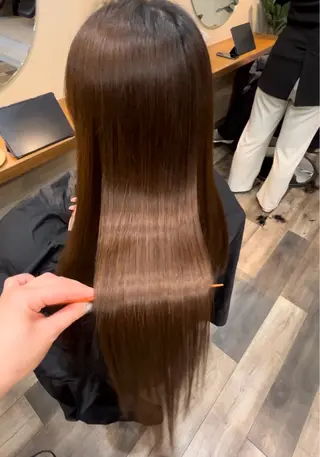 ロング 札幌大通/メンズ/ 縮毛矯正•髪質改善のヘアスタイル