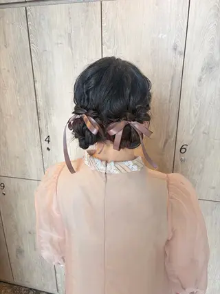 セミロング サオリ仙台・上品モテ カラーヘアセット🩰のヘアスタイル