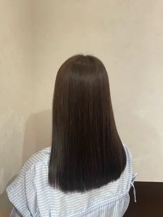 セミロング カラー 🍯透明感カラー MANA🍯のヘアスタイル