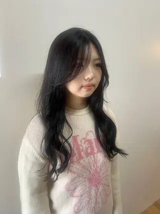 ロング 水田 芹七のヘアスタイル