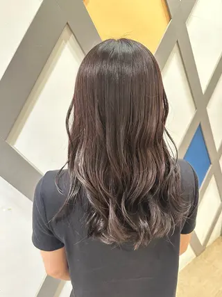 セミロング カラー 【echelle】 あむのヘアスタイル