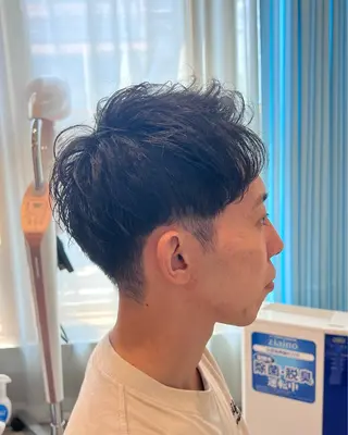 ショート メンズ デジタルパーマ募集‪ 平木亜美‪のヘアスタイル