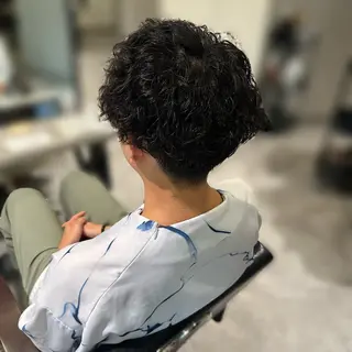 パーマ メンズ MIRUKA/ 暖色カラー/ベージュのヘアスタイル