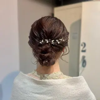 セミロング ヘアアレンジ 縮毛矯正+モテカラー 🎀✨MIHOのヘアスタイル