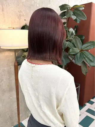 ショート カラー ひかり/透明感カラー /ボブのヘアスタイル