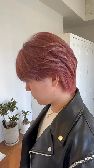 カラー 的場 星海のヘアスタイル