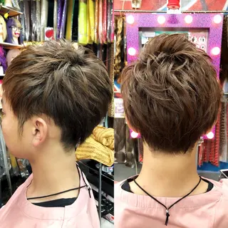 ショート メンズ 今泉 周のヘアスタイル
