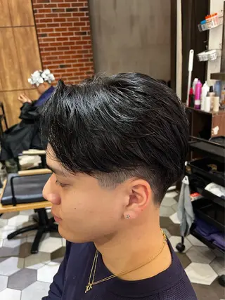 ショート パーマ メンズ 梅田/メンズ専門 /加地光尊のヘアスタイル