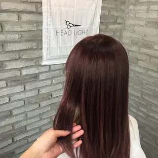 ミディアム カラー 佐々木 千夏のヘアスタイル