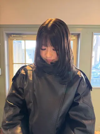 ミディアム カラー KURIA*⋆ஐ ブリーチ/韓国ヘアのヘアスタイル