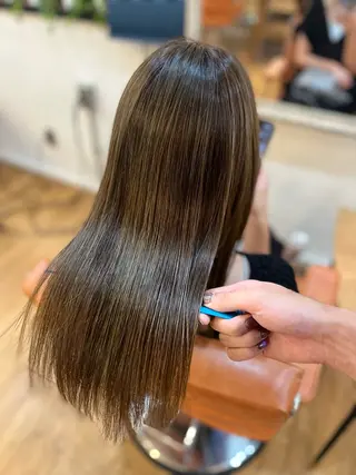 ロング ⚪️髪質改善 縮毛 店長 コウ⚪️のヘアスタイル