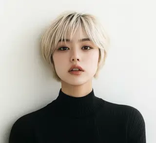 ショート カラー 白髪率別白髪ぼかし /なおき/表参道のヘアスタイル