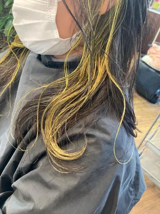 セミロング カラー ヘアと眉Otsuka Hikari💆‍♀のヘアスタイル