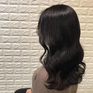 ロング 烏丸韓国ヘア🇰🇷 ayaka🎀のヘアスタイル