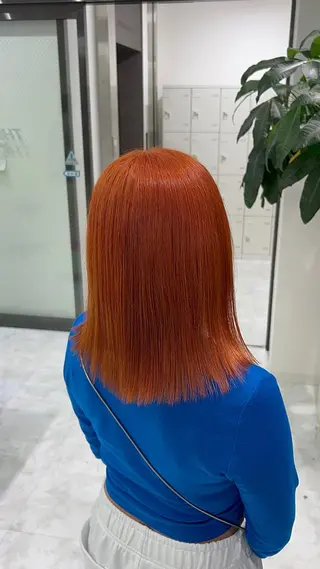 ミディアム カラー ブリーチなしの達人 🌈KAITOのヘアスタイル