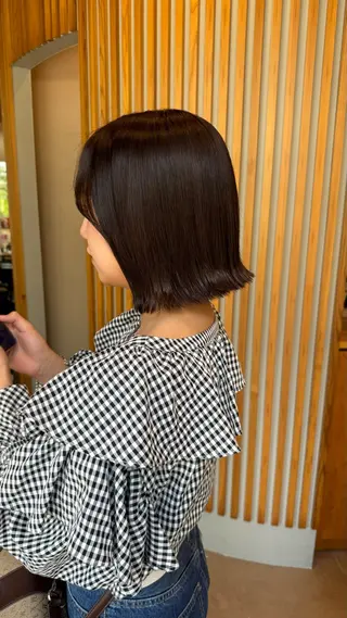 ショート 愛花/久屋大通/ 切りっぱなしボブのヘアスタイル