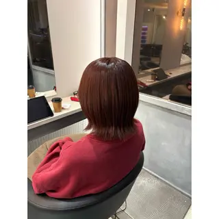 ショート カラー 艶髪/カラー/ まつりのヘアスタイル